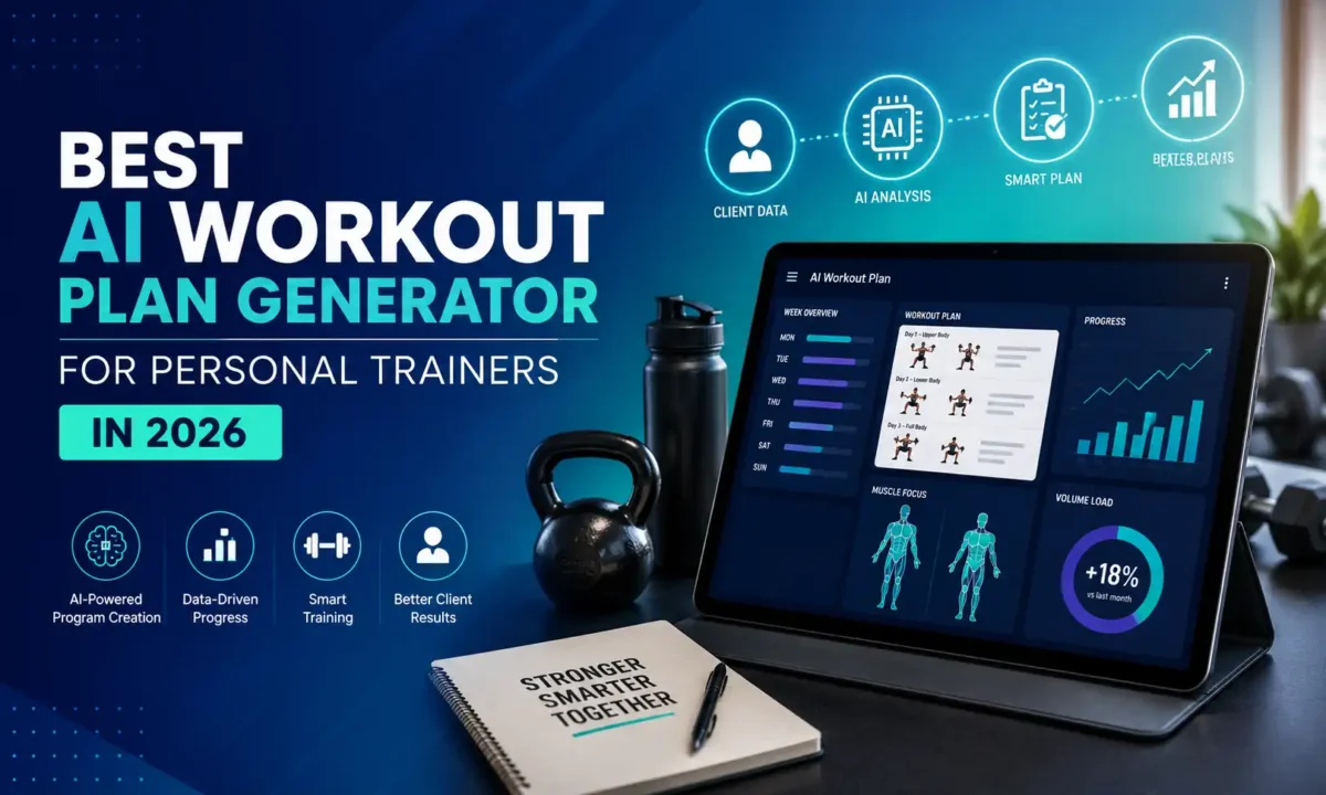 AI workout plan generator dashboard comparing top platforms for personal trainers in 2026